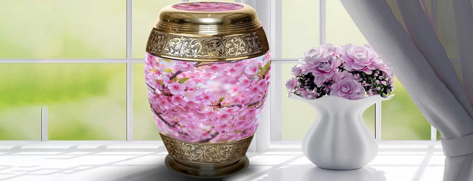 Keepsake Blessing Pearl Lavender Cremation Urn